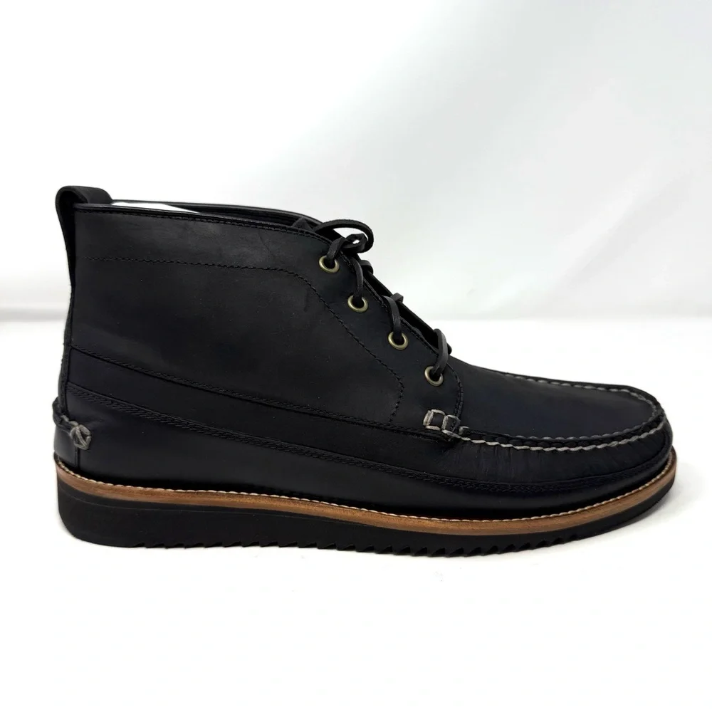 Cole Haan Men’s Pinch‎ Rugged Chukka Ankle Boots Black Leather 10.5 New in Box
